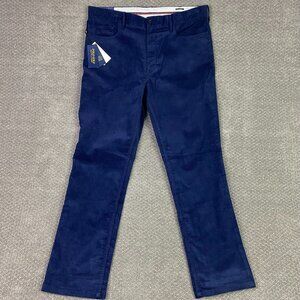Polo Golf Ralph Lauren Corduroy Pants Men's 36 x 32 measures 38 x 32 Navy Blue